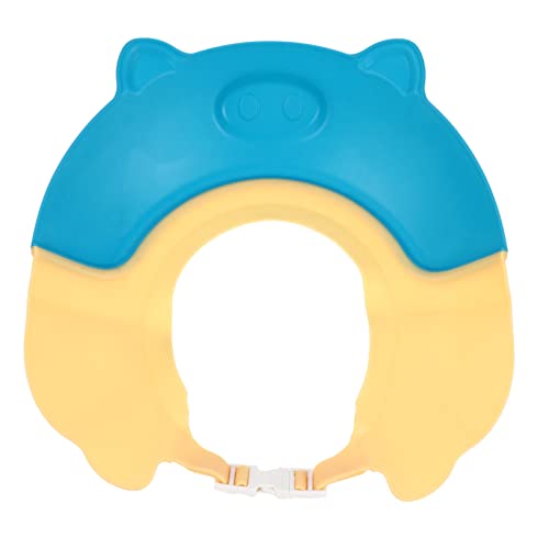 ULDIGI 1stück Shower Shampoo Hut Verstellbare Duschhaube Für Junge Mädchen Schützende Ohrenhaube Für Haarschnitt Und Baden Langlebig Material Geeignet Für Verschiedene Kopfgrößen von ULDIGI