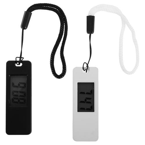 ULDIGI 2 Stück Digitale Schlüsselanhänger Uhr Mini Tragbare Uhr für Schule und Reisen Kompakte Digitaluhr im Taschenformat für Studenten und von ULDIGI