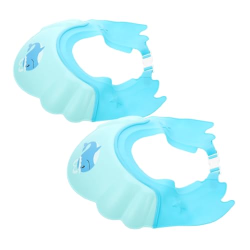 ULDIGI 2-teiliges Baby-shampoo-cap: Verstellbare Baby-duschhaube, Haarwaschschutz Für Kinder Und Kleinkinder, Badevisierhut Zum Schutz Von Augen Und Ohren von ULDIGI