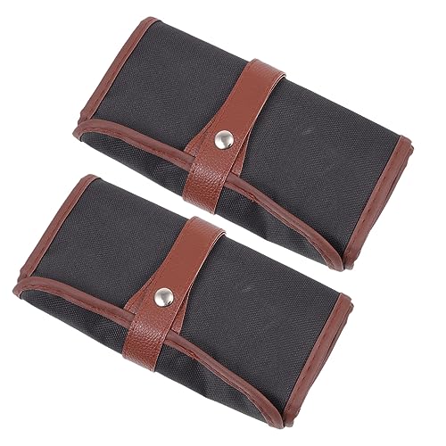 ULDIGI 2Pcs Bleistift Schwarz Bleistifte Box Große Kapazität Schreibwaren Bleistift Tasche von ULDIGI
