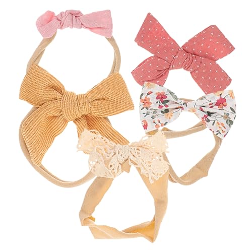 ULDIGI 5stücke Stirnbänder Mädchen Schleifen Stirnband Elastisch Haarschmuck Für Junge Mädchen Kleinkinder Bögen Kopfbedeckung Accessoires von ULDIGI