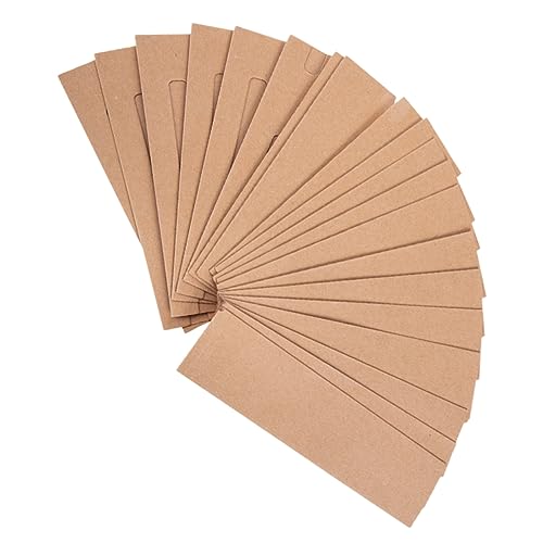 ULDIGI 30stücke Einfache Stifthüllen Kraftpapier Stiftschutz Für Füller Und Kugelschreiber Praktische Aufbewahrungstaschen Für Schule Und Büro von ULDIGI