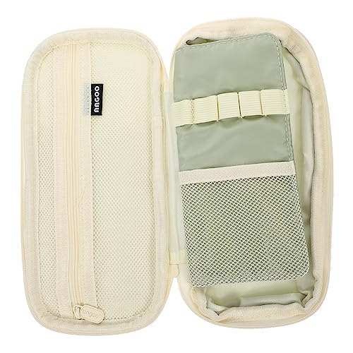 ULDIGI Federmäppchen Mit Reißverschluss Stiftetasche Aus Strapazierfähigem Material Platz Für Stifte Lineale Radiergummis Für Schule Und Büro von ULDIGI