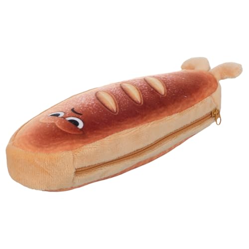 ULDIGI Großes Federmäppchen Brotform mit Reißverschluss Multifunktionale Schreibwaren Kosmetiktasche für Teenager Mädchen Weiches Leicht zu Reinigendes Material Praktisches für Schule und von ULDIGI