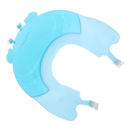 ULDIGI Junge Mädchen Duschhaube Aus Verstellbare Shampoo Kappe Für Junge Mädchen Wasserdichter Haarwaschschutz Niedliche Krabbenform Frischem Für Sicheres Baden Und Frisurenpflege von ULDIGI