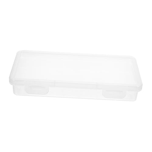 ULDIGI Stapelbare Kunststoff Aufbewahrungsbox Für Stifte Und Schreibwaren Transparente Stiftebox Mit Praktischem Deckel Für Schule Büro Und Zuhause Große Kapazität Robust Und von ULDIGI