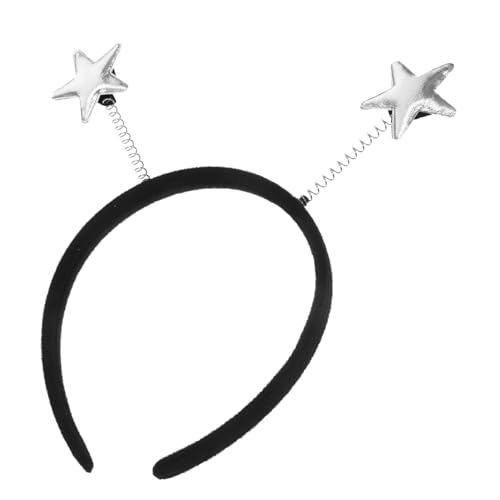 ULDIGI Sternkopfschmuck Für Mädchen Party Stirnband Mit Feder Effekt Haarreifen Für Festivals Frisuren Dekoration von ULDIGI