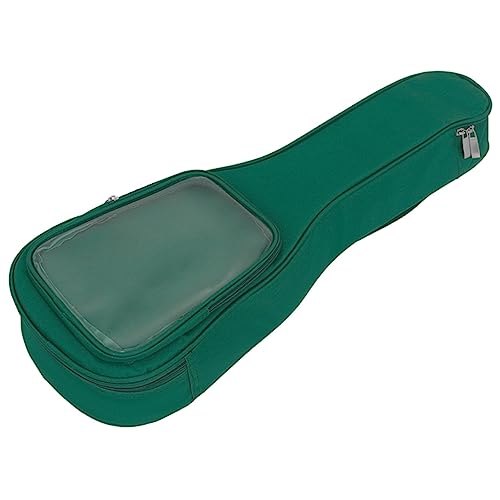 ULDIGI Ukulelentasche Aus Oxford-gewebe Organizer Für 23-Zoll-ukulelen Mit Transparenter Seitentasche Und Verstellbarem Schultergurt Tragbar Und Langlebig von ULDIGI