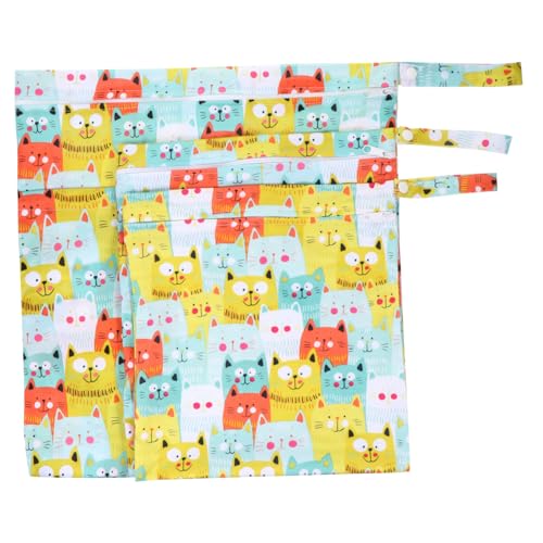 ULDIGI Wickeltasche Wiederverwendbar Mit Nassen Und Trockenen Taschen Für Kinderzimmer Und Ausflüge von ULDIGI