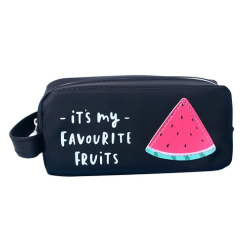ULDIGI Federmäppchen Aus Silikon Großes Fassungsvermögen Obstmuster Multifunktionale Tasche Für Kinder Leicht Zu Reinigen von ULDIGI