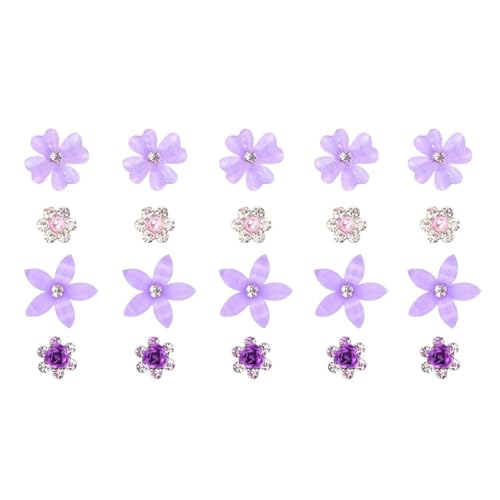 20 Stück Elegante Strass Haarschmuck Stilvolle Blumen Haarspangen Haarspangen Haarschmuck für Frauen und Kinder von ULIJTH