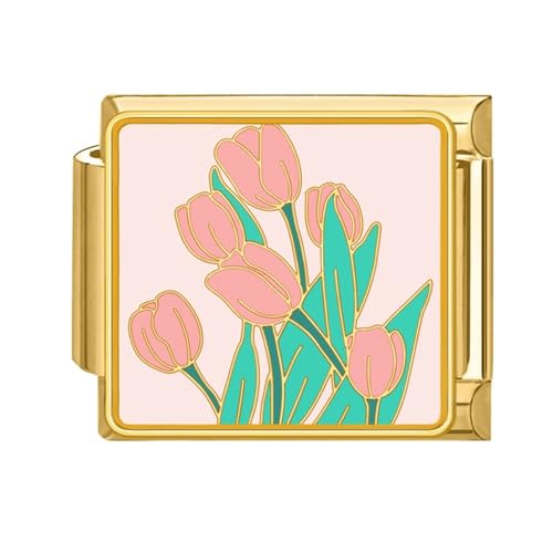 Blumen-Themen-Perlen, Charm-Glied, modisches Accessoire, modulare Herstellung, Zubehör, einzigartiges Modul, geeignet für Schmuck, Blumenblock-Anhänger, Einheitsgröße, Wie beschrieben, Wie beschrieben Blumen-Themen-Perlen, Charm-Glied, modisches Accessoire, modulare Herstellung, Zubehör, einzigartiges Modul, geeignet für Schmuck, Blumenblock-Anhänger, Einheitsgröße, Wie beschrieben, Wie beschrieben von ULIJTH