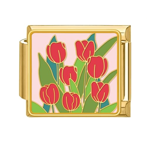 Blumen-Themen-Perlen, Charm-Glied, modisches Accessoire, modulare Herstellung, Zubehör, einzigartiges Modul, geeignet für Schmuck, Blumenblock-Anhänger, Einheitsgröße, Wie beschrieben, Wie beschrieben Blumen-Themen-Perlen, Charm-Glied, modisches Accessoire, modulare Herstellung, Zubehör, einzigartiges Modul, geeignet für Schmuck, Blumenblock-Anhänger, Einheitsgröße, Wie beschrieben, Wie beschrieben von ULIJTH