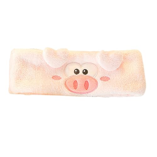 Damen-Plüsch-Haarband, schönes Schweinchen, Plüsch-Stirnband, Waschgesicht, Haarband, Damenhaarband, Turban von ULIJTH