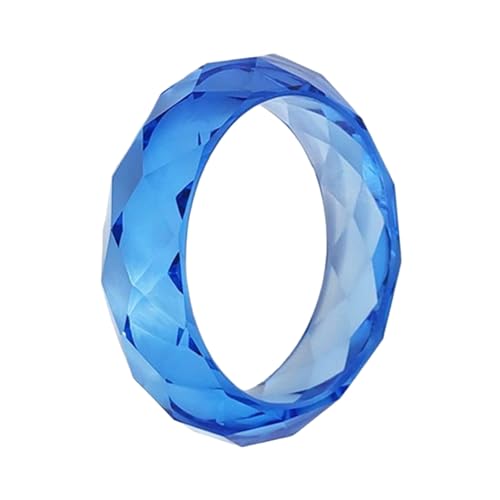 Einzigartige, facettierte Kristalle, Kunstharz, funkelnd, lichtbrechend, elegantes Schmuck-Accessoire für trendige Frauen für den täglichen Gebrauch von ULIJTH