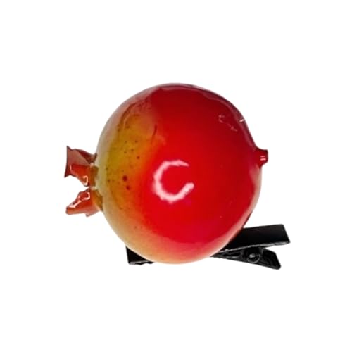 Einzigartige und praktische Haarspange aus Kunstharz, geformt wie Obst und Gemüse, geeignet für den täglichen Gebrauch von Mädchen von ULIJTH
