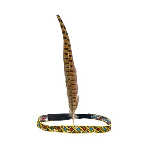 Elegante Feder-Kopfbedeckung, Strass, Dekoration, Haarteile, Haarschmuck für Themenpartys und Partyveranstaltungen von ULIJTH