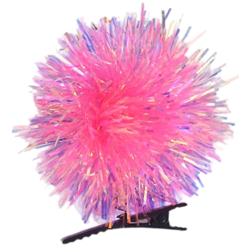 Festliche Lametta-Haarspange, schöne glitzernde Haarspange, glitzernde Kugeln, Haarspangen, Mädchen-Haarnadeln, 2000er-Jahre-Trend von ULIJTH