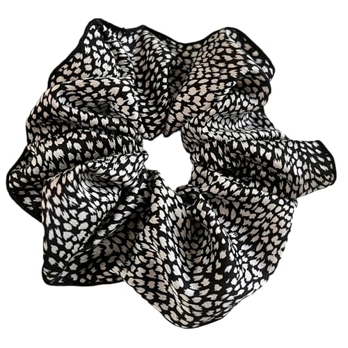 Lolitas Leoparden-Haarband, Pferdeschwanz-Halter, Haarringe, übergroßes Haarseil für Damen, Mode-Accessoires von ULIJTH