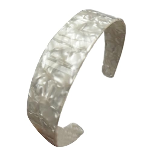 Modisches breites Damen-Stirnband, Leopardenmuster, Kunstharz, praktisch und leicht, Kopfschmuck für verschiedene Anlässe von ULIJTH