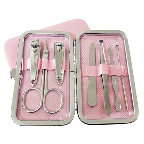 Nagelpflegeset für Damen, klein, Maniküre-Pediküre-Set, Nagelknipser-Set, Haushalts-Edelstahl-Pediküre-Set von ULIJTH