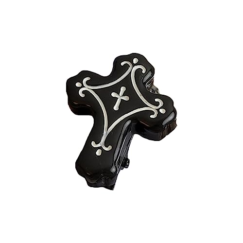 Punk-Totenkopf-Flügel-Form, Entenschnabel-Haarspange, Frühlings-Haarspange für Damen und Mädchen, zum Fotografieren und Einkaufen Punk-Totenkopf-Flügel-Form, Entenschnabel-Haarspange, Frühlings-Haarspange für Damen und Mädchen, zum Fotografieren und Einkaufen von ULIJTH