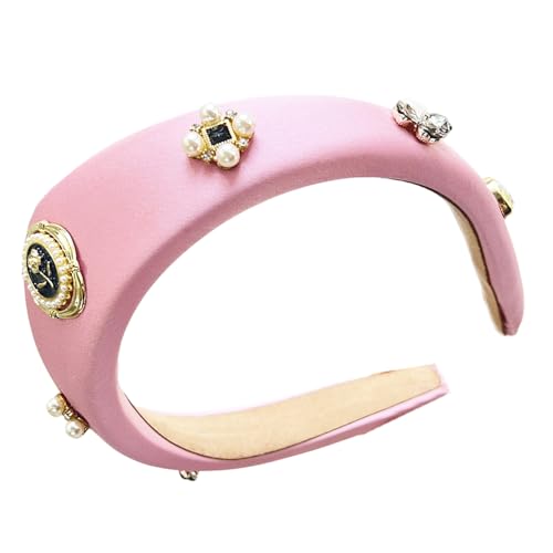 Stilvolles Damen-Haarband mit Rosenperlen, geeignet für Hochzeiten, Partys und mehr, verleiht jedem Outfit Mode von ULIJTH