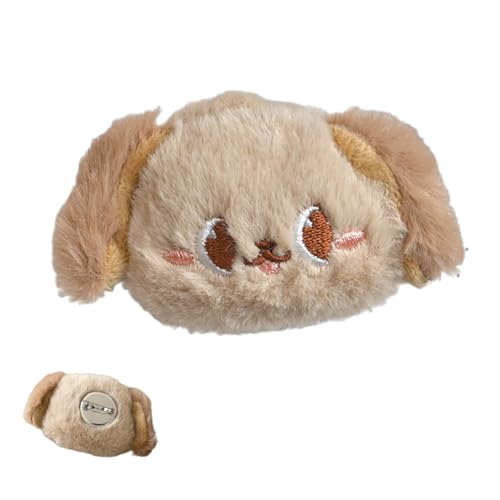 Sweet Puppy Hair Ornament Damen Haargummi Cartoon Haarteile Plüsch Brosche Haarspange für verschiedene Frisuren und Outfits von ULIJTH