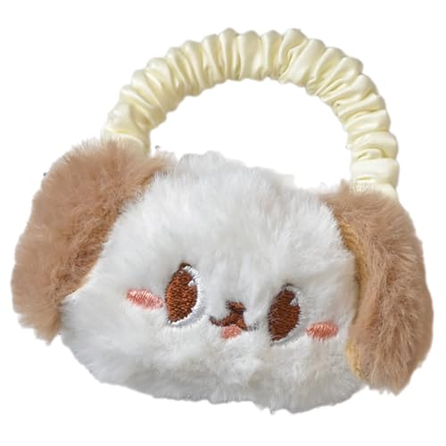 Sweet Puppy Hair Ornament Damen Haargummi Cartoon Haarteile Plüsch Brosche Haarspange für verschiedene Frisuren und Outfits von ULIJTH