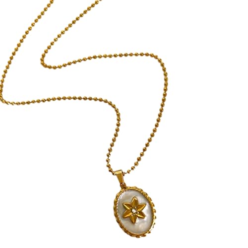 ULIJTH Edelstahl-Halskette mit Schmetterling/Blume, verstellbare Schlüsselbeinkette für den täglichen Gebrauch und besondere Anlässe, Partykleidung, Edelstahl-Halskette, Einheitsgröße, Wie beschrieben von ULIJTH