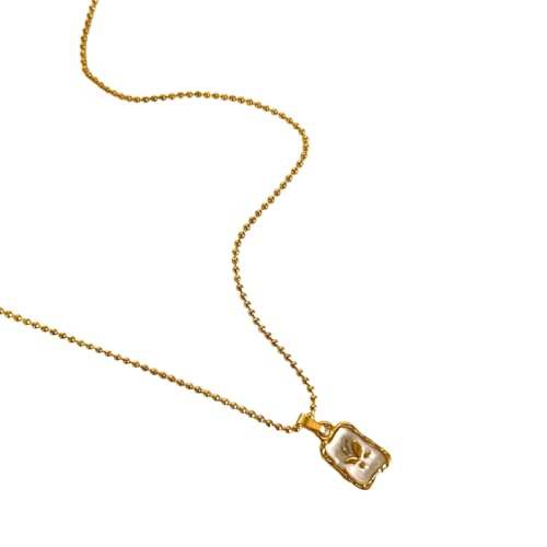 ULIJTH Edelstahl-Halskette mit Schmetterling/Blume, verstellbare Schlüsselbeinkette für den täglichen Gebrauch und besondere Anlässe, Partykleidung, Edelstahl-Halskette, Einheitsgröße, Wie beschrieben von ULIJTH