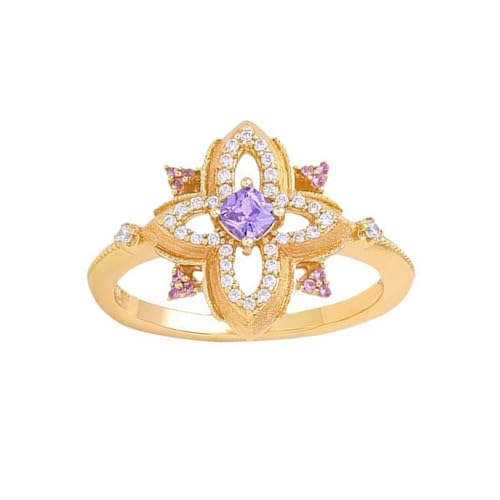 ULIJTH Elegantes, verstellbares, aufwendiges hohles Blumendesign, anspruchsvolles Metall für Party, Hochzeit, Anlass, viktorianischer verstellbarer Schmuck von ULIJTH