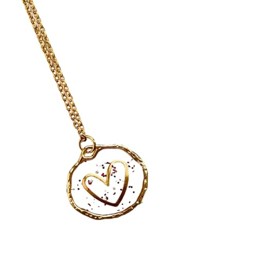 ULIJTH Modische Celestials Anhänger Schlüsselbein Kette Transparent Sonne Mond Stern Liebe Charm Halskette Zubehör Stern Mond Herz Anhänger Halskette ULIJTH Modische Celestials Anhänger Schlüsselbein Kette Transparent Sonne Mond Stern Liebe Charm Halskette Zubehör Stern Mond Herz Anhänger Halskette von ULIJTH