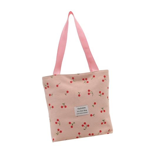 ULIJTH Praktische Umhängetasche aus Kordsamt, geräumiges Fach, stilvolle Tragetasche für Arbeit, Reisen, täglichen Gebrauch, geräumige Laptoptasche, a, One Size von ULIJTH