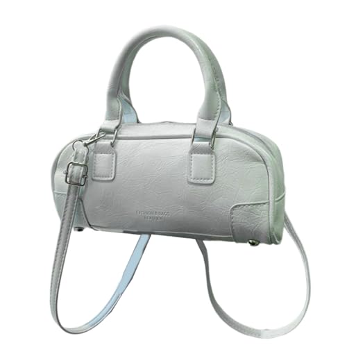 ULIJTH Stilvolle Umhängetasche für den täglichen Gebrauch, leichte PU-Schultertasche mit verstellbarem Riemen und geräumigem Innenfutter, Mehrzweck-Schultertasche, blau, One Size von ULIJTH