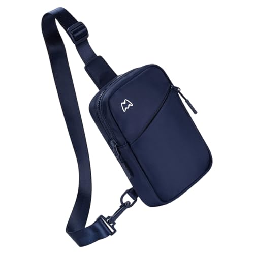 ULIJTH Verschleißfeste Brusttasche, Umhängetasche, verstellbarer Riemen, leichte Schultertasche für Outdoor-Fitness und den täglichen Gebrauch, leichtes Nylon-Pack, D, One Size ULIJTH Verschleißfeste Brusttasche, Umhängetasche, verstellbarer Riemen, leichte Schultertasche für Outdoor-Fitness und den täglichen Gebrauch, leichtes Nylon-Pack, D, One Size von ULIJTH