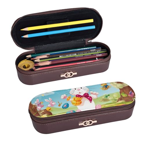 ULKMFFCF Federmäppchen mit Reißverschluss für Schule, Büro, Reisen und Make-up, Schwarz , Einheitsgröße, Schulranzen von ULKMFFCF