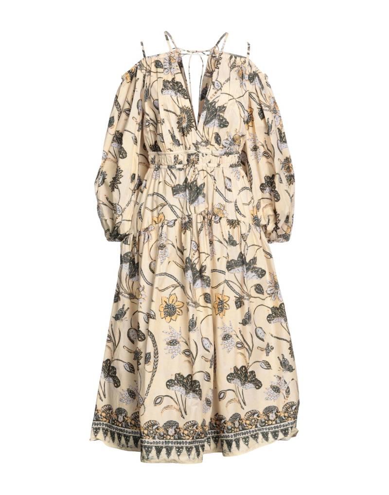 ULLA JOHNSON Midi-kleid Damen Beige ULLA JOHNSON Midi-kleid Damen Beige von ULLA JOHNSON