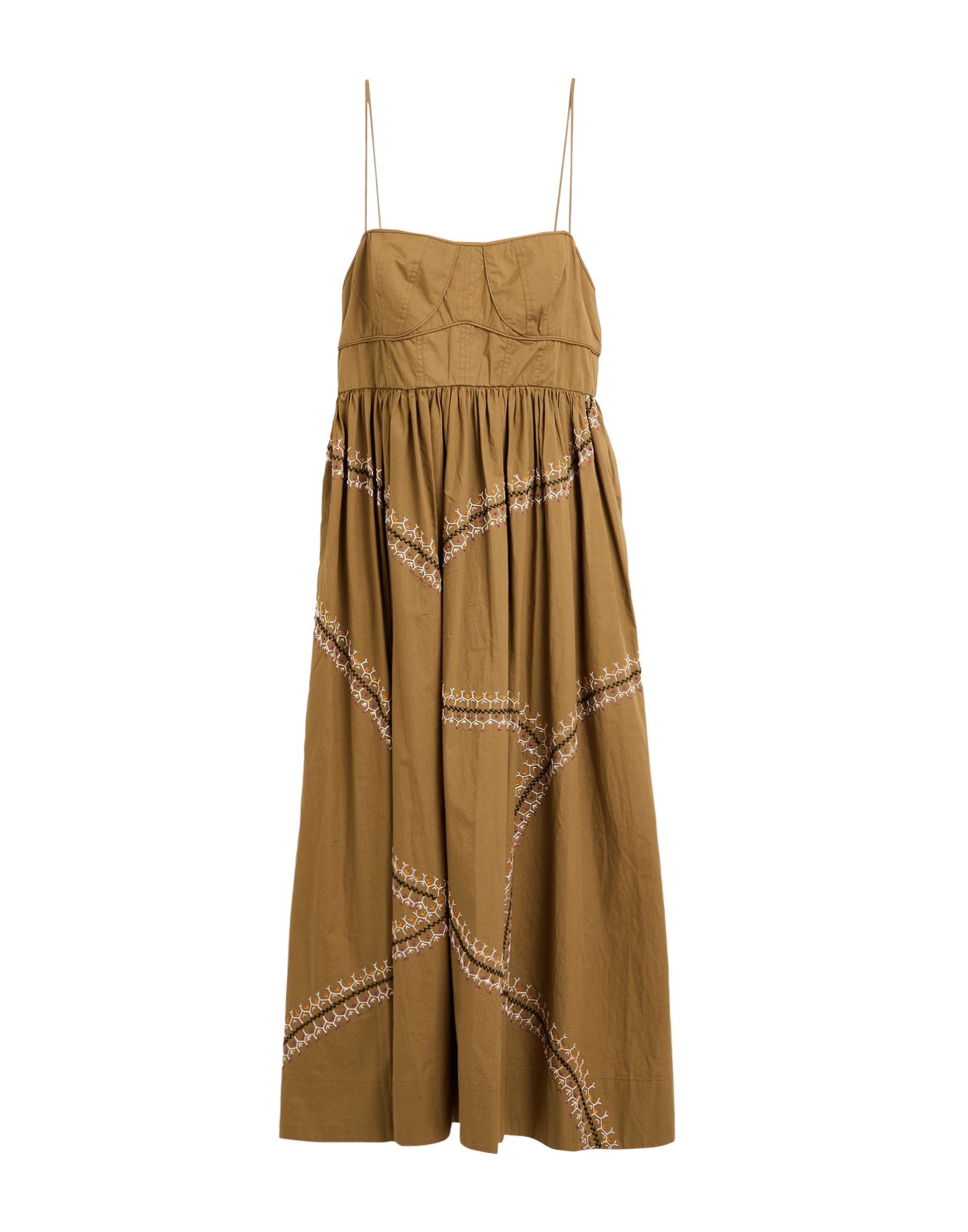 ULLA JOHNSON Midi-kleid Damen Militärgrün von ULLA JOHNSON