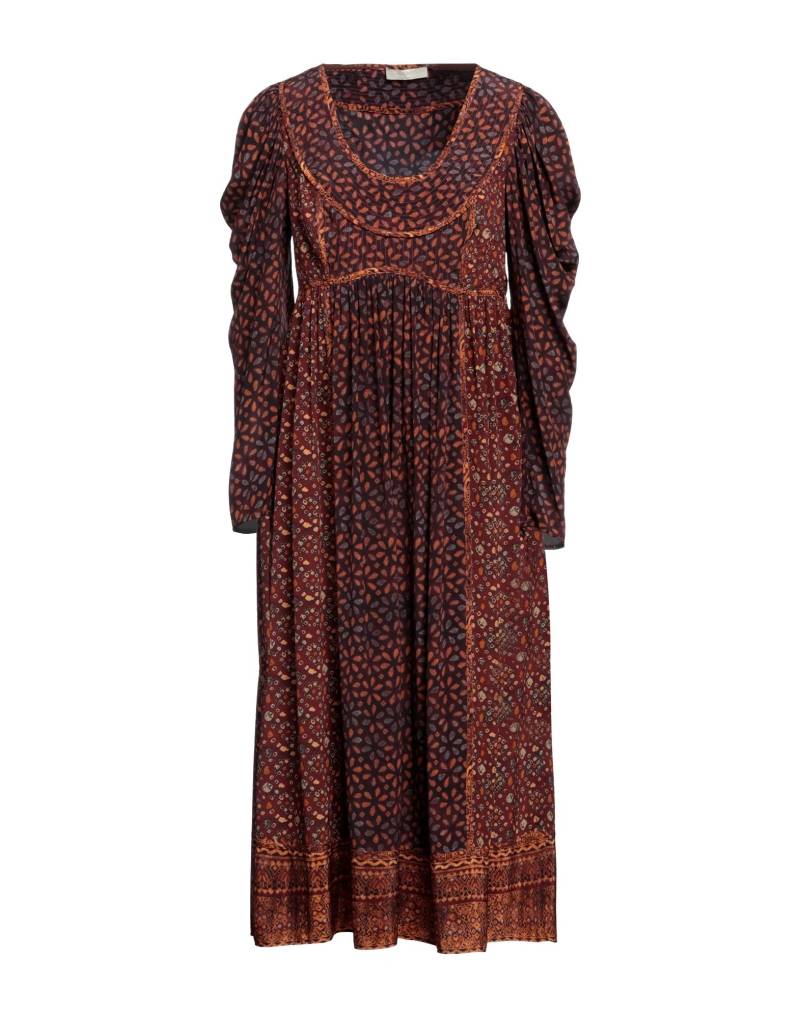 ULLA JOHNSON Midi-kleid Damen Schokobraun von ULLA JOHNSON