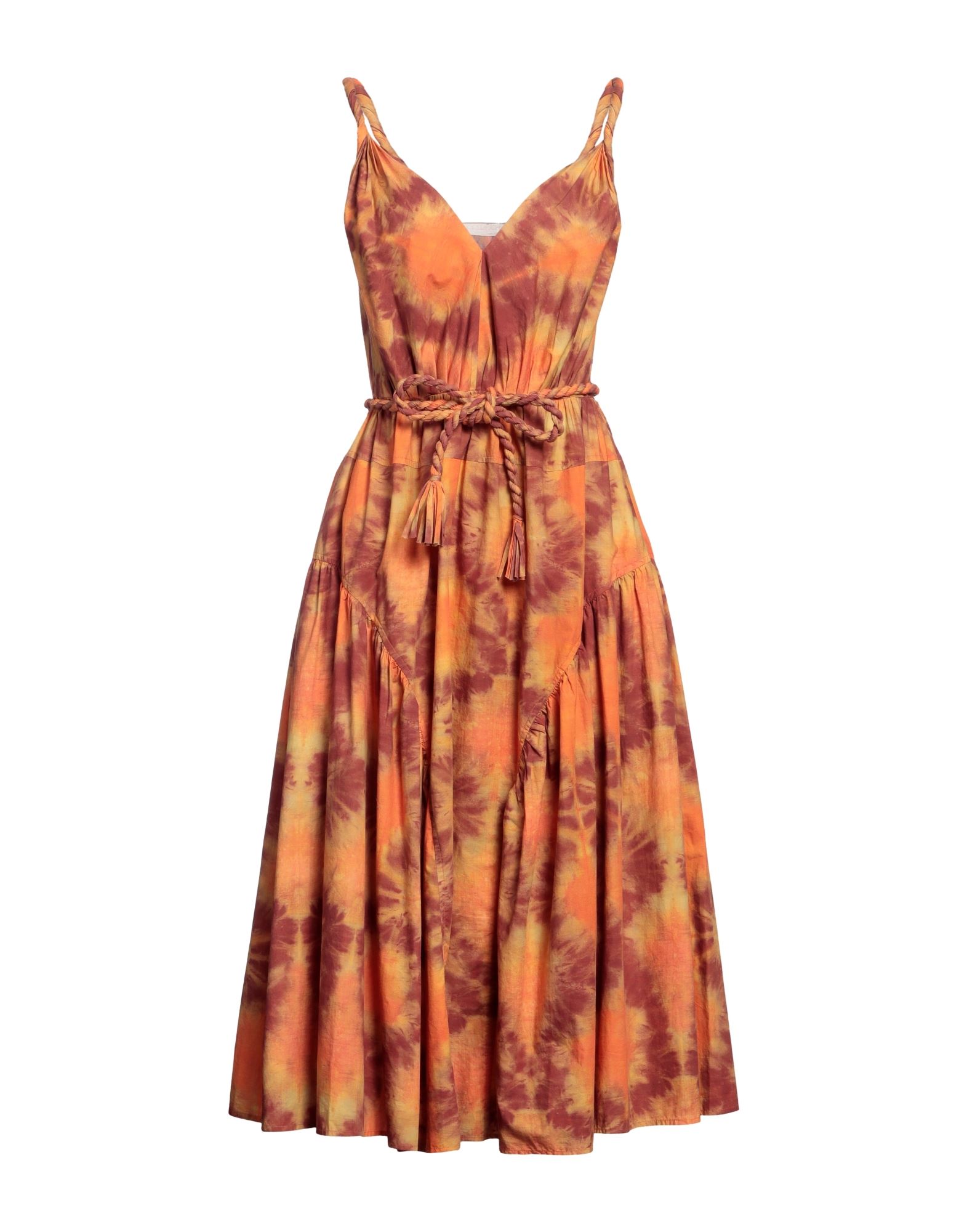 ULLA JOHNSON Midi-kleid Damen Orange von ULLA JOHNSON