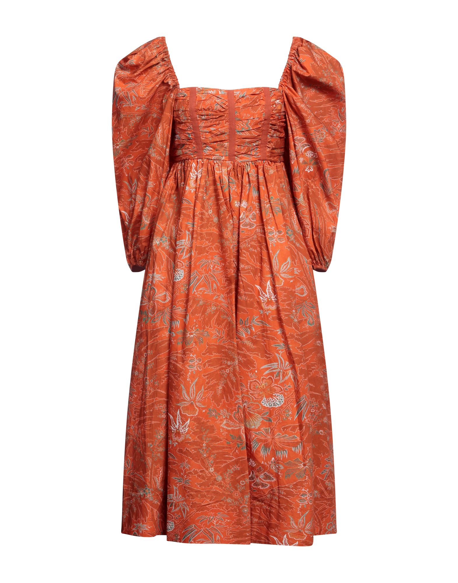 ULLA JOHNSON Midi-kleid Damen Rostrot von ULLA JOHNSON