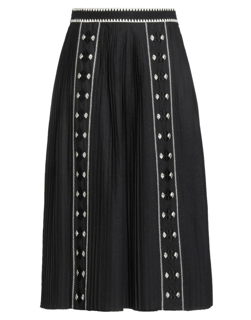 ULLA JOHNSON Midi-rock Damen Schwarz von ULLA JOHNSON