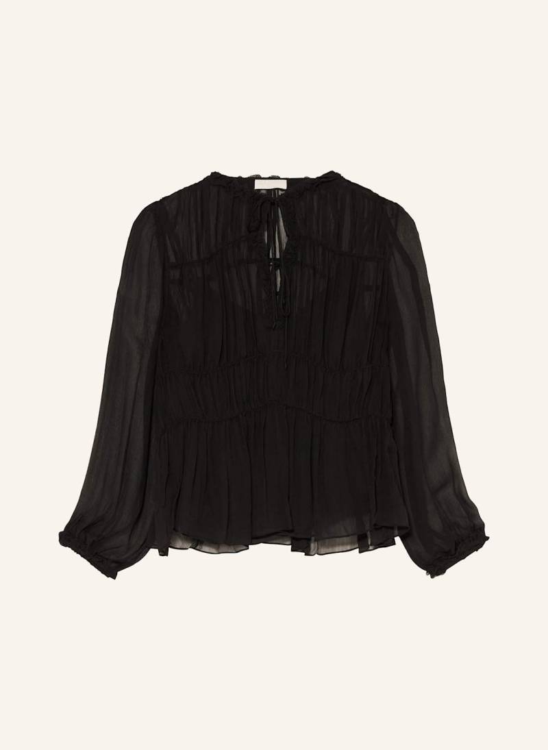 Ulla Johnson Blusenshirt Robbie Aus Seide schwarz von ULLA JOHNSON