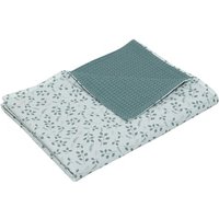 ULLENBOOM Babydecke & Kuscheldecke Waffel Floral Grün 70 x 100 cm von ULLENBOOM