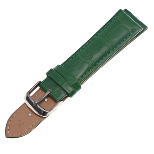 ULLiaN Leder Watchband 12-22mm Uhrengurt Gürtel, Grün, 22mm von ULLiaN