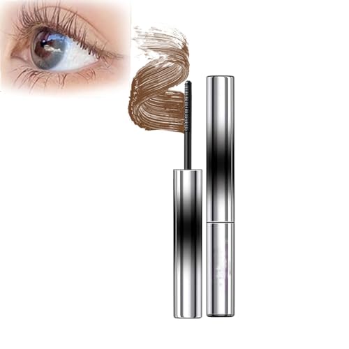 ULPro Mascara,Curling Iron Strong Mascara,3D Curling Eyelash Iron Strong Mascara Waterproof,Smudge-Proof,Long Lasting, No Flaking,No Clumping (Braun) von ULPro