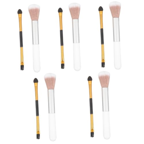 ULTECHNOVO 10 Stk Make-up Pinsel Make-up-Pinsel für Frauen Lidschatten-Make-up-Pinsel Augenbrauenpinsel Make-up-Tools Lidschatten Pinsel Fase Augenbrauenbürste Wischpinsel Eyeliner-Pinsel von ULTECHNOVO