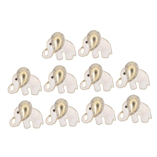 ULTECHNOVO 10stücke Dekorative Strass-tier-anstecknadel Kawaii Tierbrosche Glitzernde Metallnadel Für Blusen Schals Und Taschen Modischer Stil von ULTECHNOVO