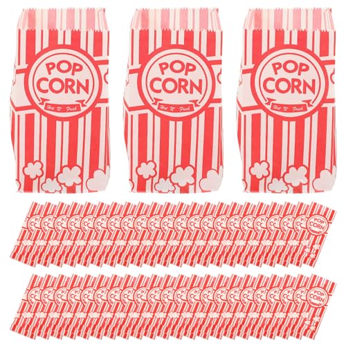 ULTECHNOVO 100st Popcorn-verpackungsbeutel Tassen in Großen Mengen Popcorn-geschenktüten Film-Popcorn-Boxen Popcorn-Eimer Popcorn-einzeltüten Popcornbehälter Papier Essensbox Jahrgang von ULTECHNOVO